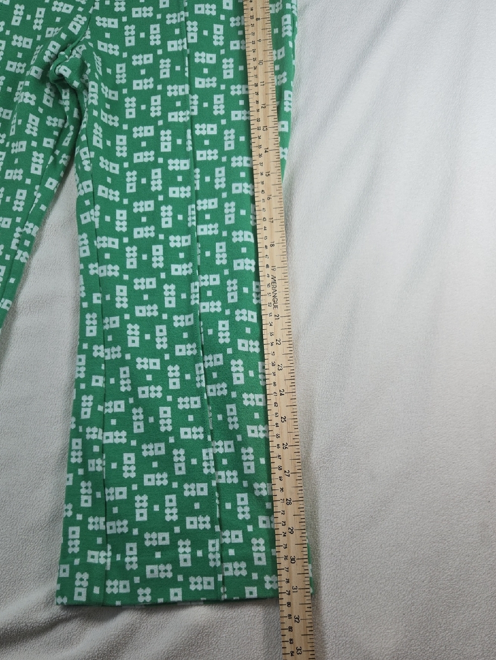 Anthropologie Maeve Mint Green Seam-Detail Leggings - Picture 5 of 9